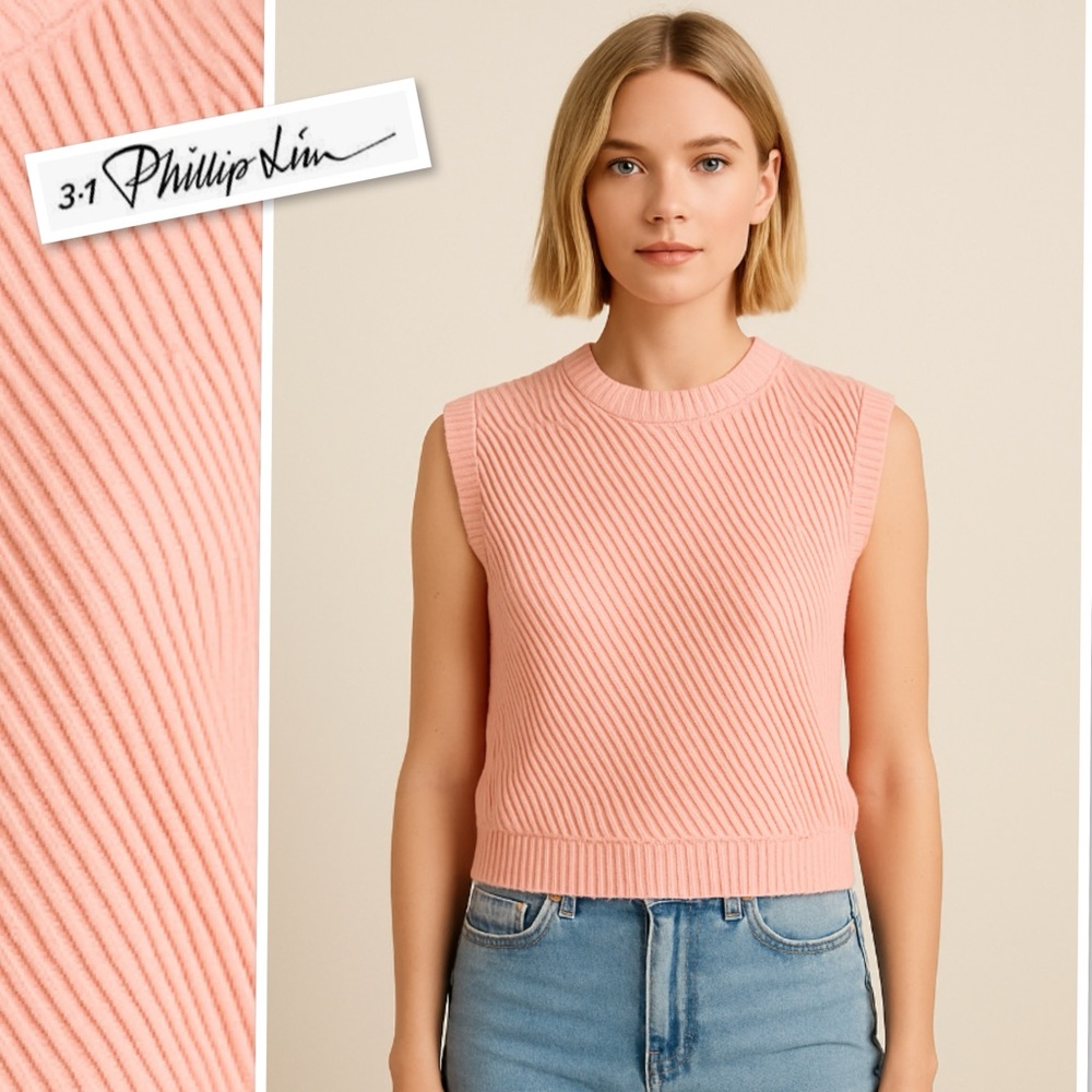 3.1 Phillip Lim Sleeveless Ribbed Top – Size L